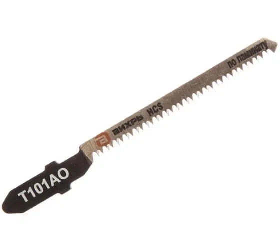 Jigsaw blade T101AO for laminate clean curved cut 76x50mm (blister 2pcs) Vikhr 73/10/5/3
