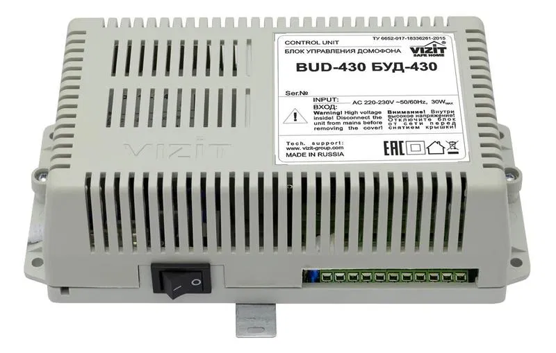 Блок управления домофоном БУД-430M VIZIT 287692