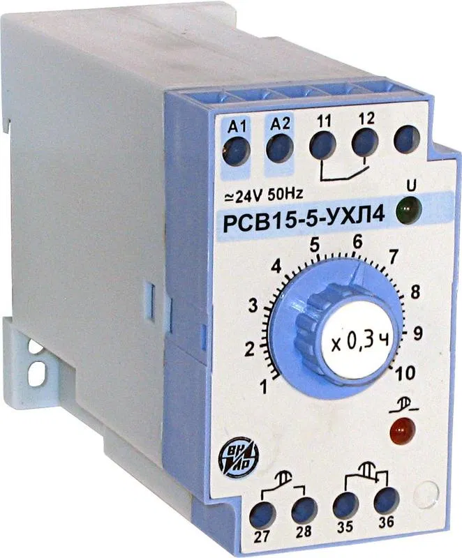 Реле времени РСВ-15-5 0.3…3с 24В 50Гц ВНИИР A8120-76918204