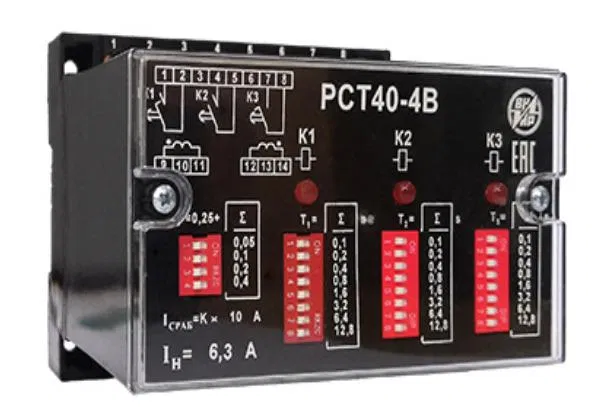 Реле тока РСТ-40-4В/0.6 пер. прис. ВНИИР A8120-77940730