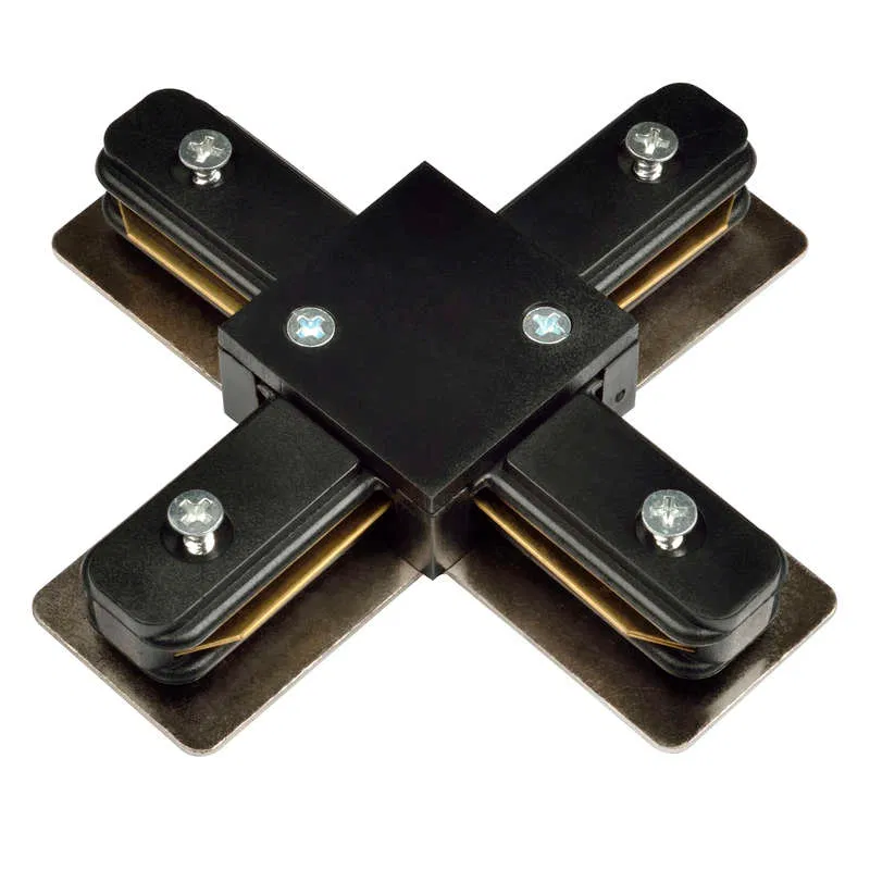 UBX-Q121 K41 BLACK 1 POLYBAG X型单相黑色双轨道连接器 Volpe UL-00001282