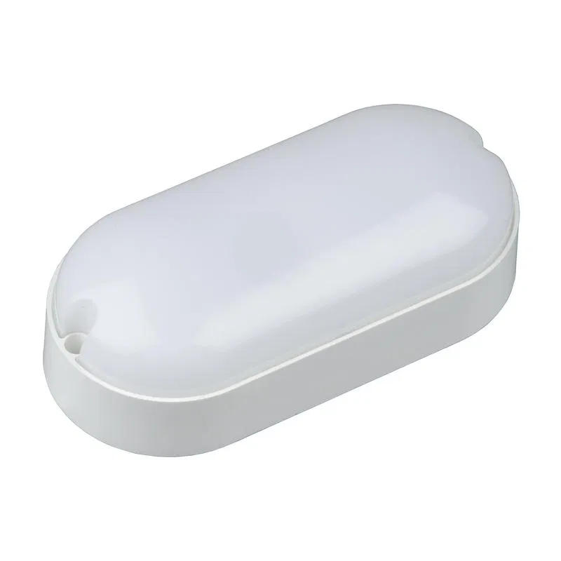 Светильник светодиодный ULW-Q225 8W/4000К IP65 WHITE влагозащ. Овал бел. свет 4000К 165х80мм бел. Volpe UL-00005132