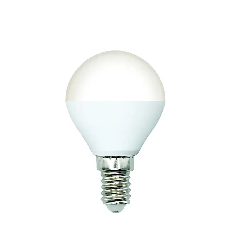LED-G45-5W/3000K/E14/FR/SLS 5W 球形磨砂灯 3000K 暖白 E14 Volpe UL-00008812