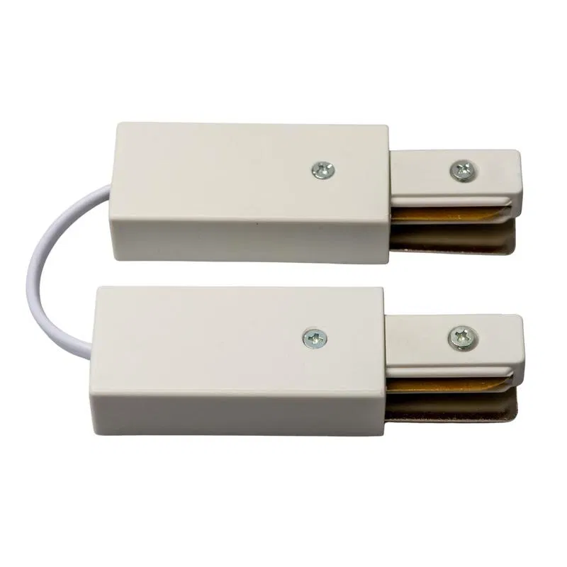 Соединитель для 2-х шинопроводов UBX-Q122 G25 WHITE 1 POLYBAG типа G гибкий 1ф бел. Volpe UL-00009630
