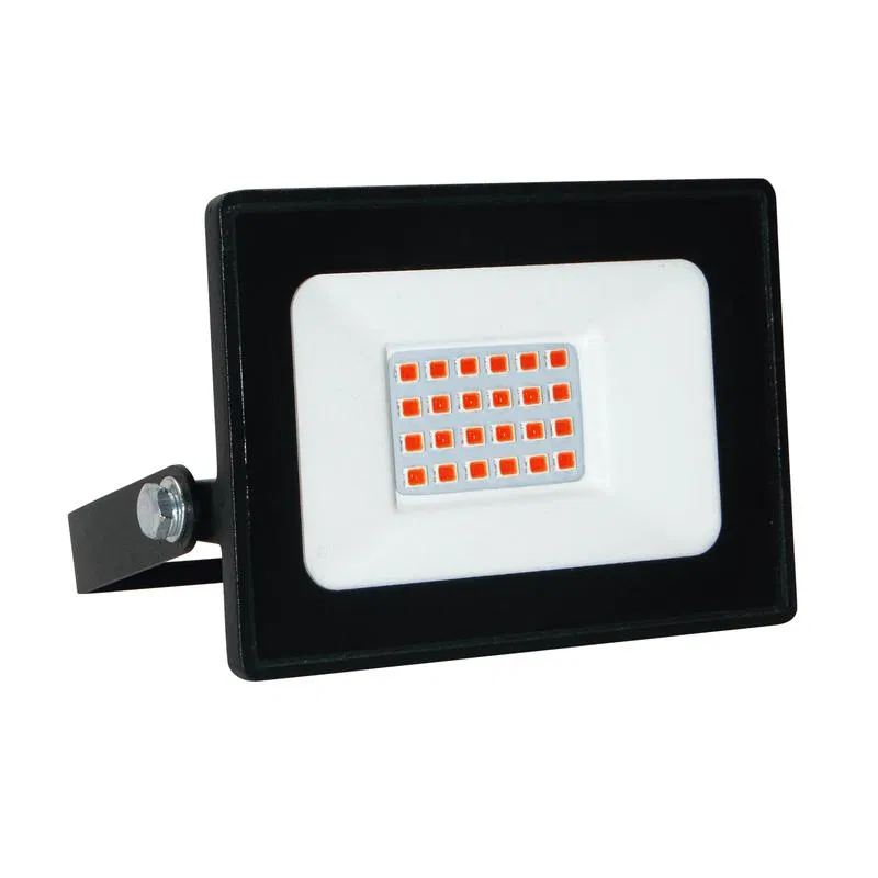 Прожектор светодиодный ULF-Q517 20W/RED 20Вт IP65 220-240В красн. свет BLACK Volpe UL-00011651