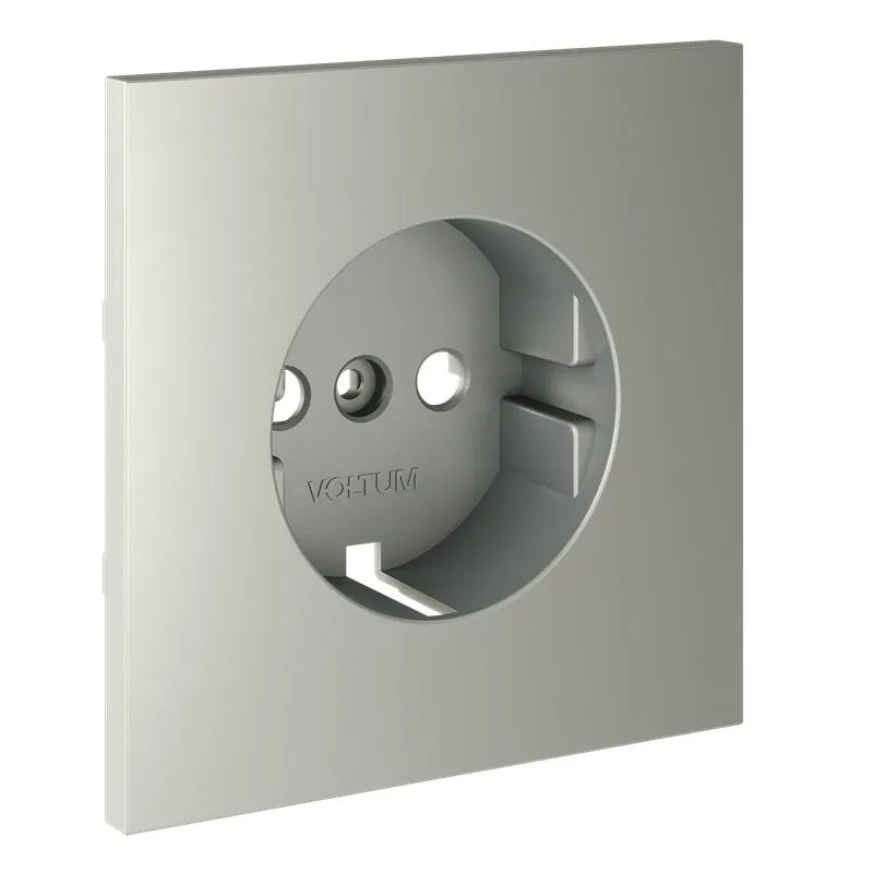 Socket cover for grounded socket S70 steel Voltum VLS000605