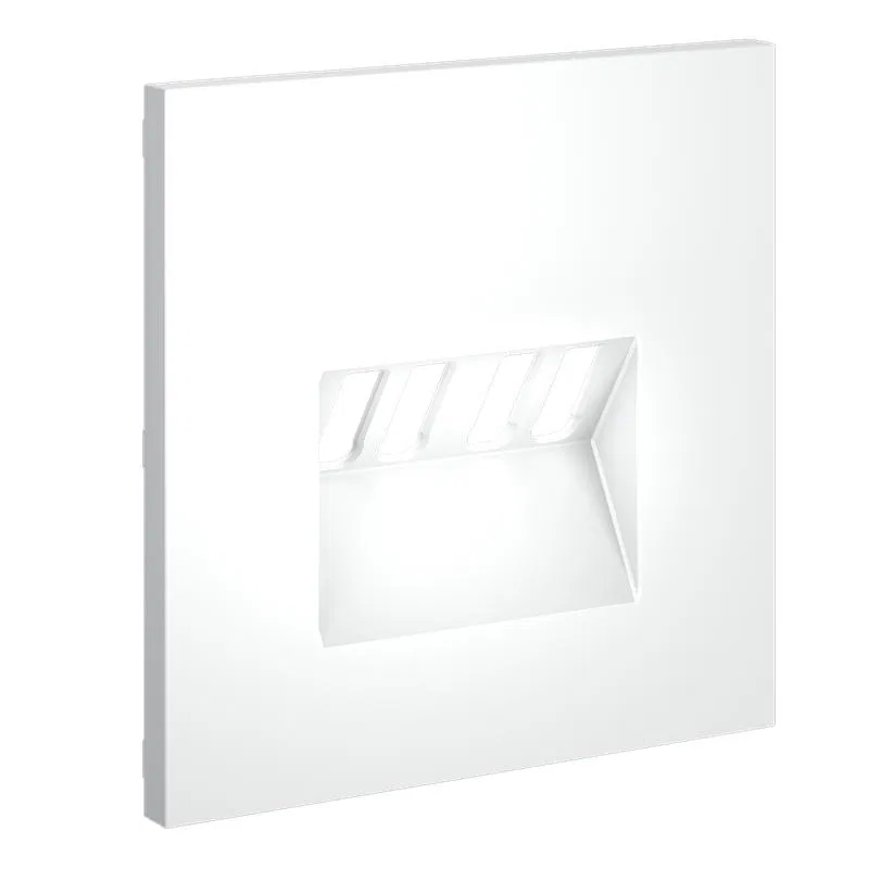 4-gang acoustic socket cover S70 matte white Voltum VLS001502