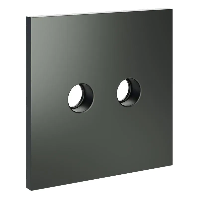 TV socket cover TV+SAT S70 titanium Voltum VLS001606