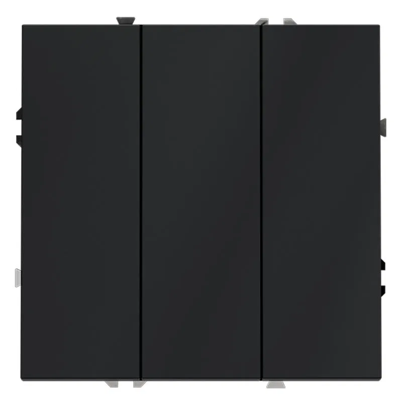 Выключатель 3-кл. СП S70 10А механизм графит Voltum VLS030107