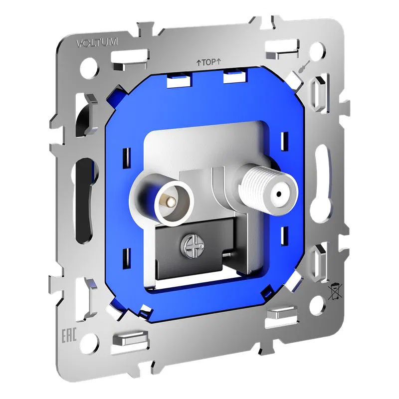 TV+SAT S70 Voltum VLS0604M terminal socket mechanism
