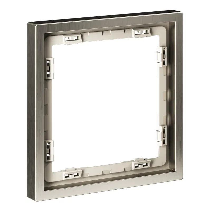 Рамка металлическая на 1 пост S70 Metal никель Voltum VLSM120111