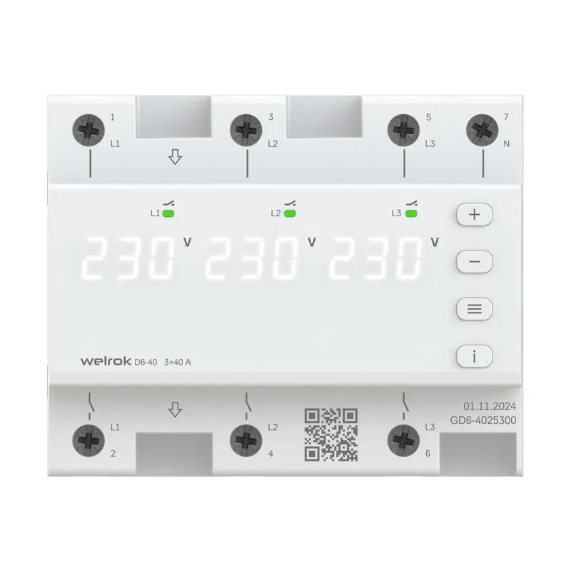 Реле напряжения D6-40 Welrok 4660251140212