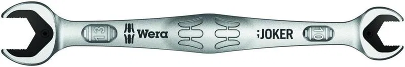 Ключ гаечный рожковый 6002 Joker (10х13х167мм) Wera WE-003760