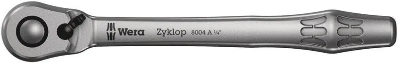 Трещотка с реверсом 8004 A Zyklop Metal Switch (1/4дюймх141мм) Wera WE-004004