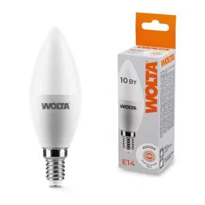Лампа светодиодная 10Вт 4000К E14 WOLTA 25SC10E14