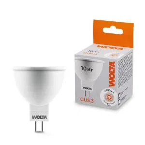 Лампа светодиодная 10Вт 4000К GU5.3 WOLTA 25SMR16-220-10GU5.3