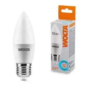 Лампа светодиодная 12Вт 6500К E27 WOLTA 25WC12E27