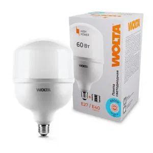 Лампа светодиодная 60Вт 6500К E27/E40 WOLTA 25WHP60E27/40