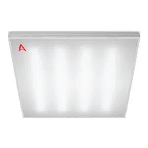 LED luminaire ДВО11-36-041-6К with БАП EM1 mats. STD WOLTA ДВО11-36-041-6К