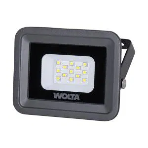 Прожектор светодиодный 10Вт 5700К IP65 900лм сер. WOLTA WFL-10W/06