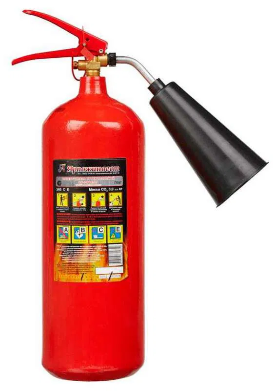 CO2 fire extinguisher OU-3 Yarpozhinvest OOU-3Y