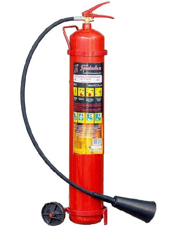 Carbon dioxide fire extinguisher OU-7 Yarpozinvest OOU-7Y