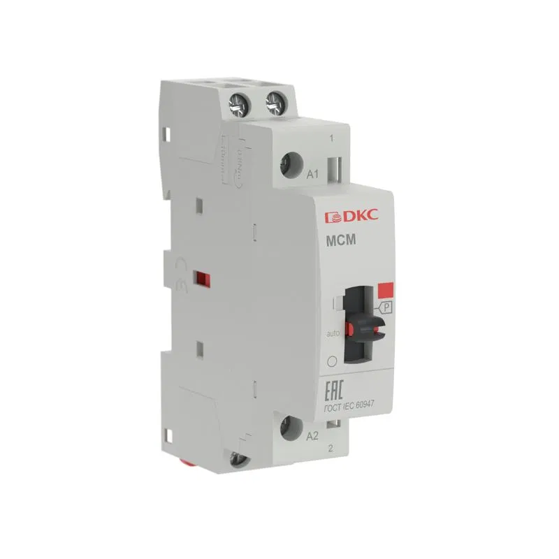 Modular contactor YON max type MCM with manual control, 2P, 25A, 24V DC, 2NO MCM-25-20-D24 DKC