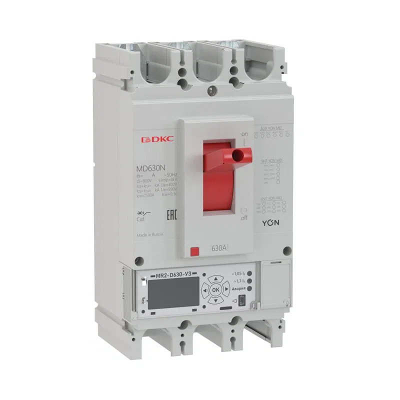 Авт. выкл. YON MD400N-MR1 3P 400А 40kA Ir 0.4…1xIn Isd 1.5…10xIn DKC