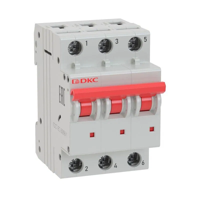 Modular Circuit Breaker YON MD63 3P 4A B 6kA MD63-3B4-6 DKC