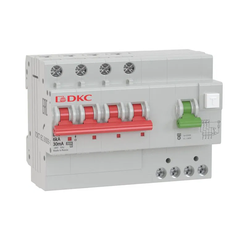 АВДТ YON MDV63 3P+N 63A C 100mA 6kA 型 A MDV63-43C63-A DKC