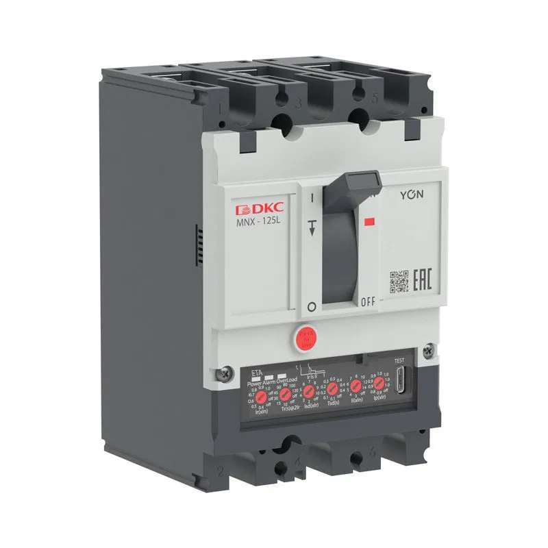 Выключатель автоматический 4P 125А 70кА pro MNX125L при AC415V расцепитель ETA YON MNX125L4PETA0125 YON (группа DKC)