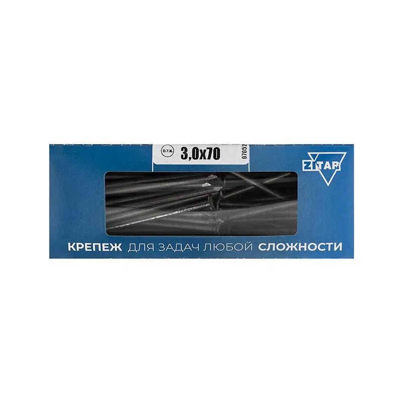 Гвоздь строительный 3х70 (уп.400г) Tech-Krep/Zitar 102005