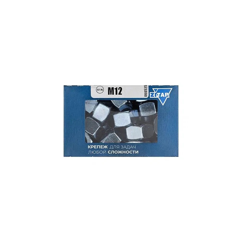 Гайка шестигранная М12 DIN 934 оцинк. (уп.30шт) Tech-Krep/Zitar 105250
